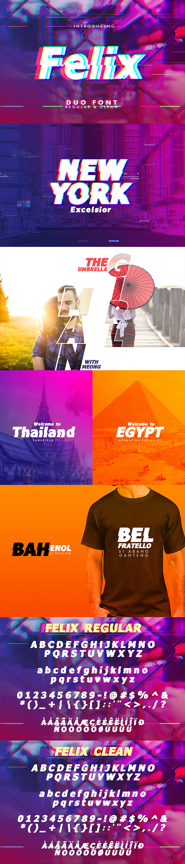 Felix Duo Font by khurasan GraphicRiver